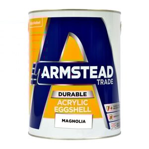 Armstead Trade Durable Acrylic Eggshell Magnolia 5L