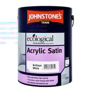 Johnstone's Trade Acrylic Satin Brilliant White