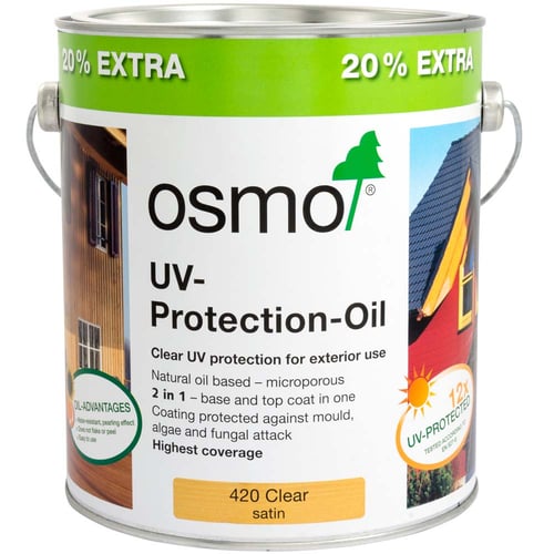 Osmo UV Protection Oil Extra Clear 3L - 20% Extra Free Price Comparisons | Compare The Build