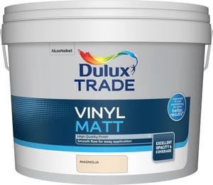 Dulux Trade Vinyl Matt Magnolia 10L