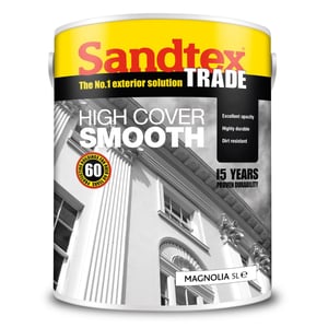 Sandtex Trade High Cover Smooth Masonry Magnolia