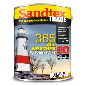 Sandtex Trade 365 All Weather Masonry Paint Brilliant White