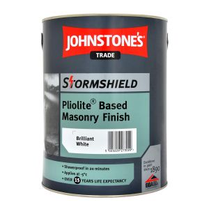 Johnstone's Trade Stormshield Pliolite Masonry Brilliant White 5L