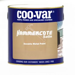 Coo-Var Hammercote Smooth Satin Black 1L