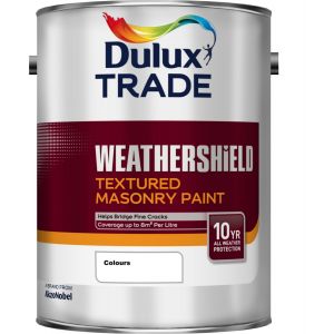 Dulux Trade Weathershield Textured Masonry Tinted Colours 5L
