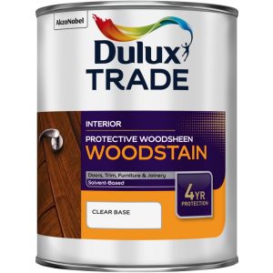 Dulux Trade Protective Woodsheen Woodstain Tinted Colours 1L