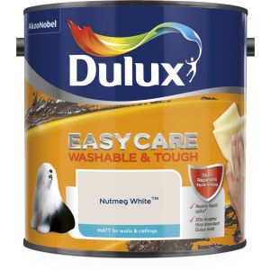 Dulux Easycare Washable and Tough Matt Nutmeg White 2.5L