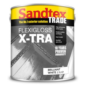 Sandtex Trade Exterior Flexigloss X-Tra Brilliant White
