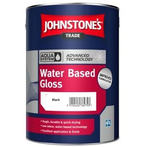 Johnstone's Trade Aqua Water Based Gloss Black