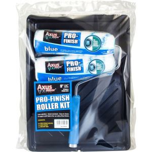 Axus 9" Blue Pro-Finish Medium Roller Kit