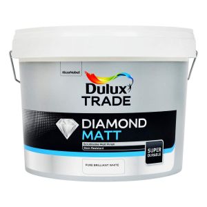 Dulux Trade Diamond Matt Pure Brilliant White 10L