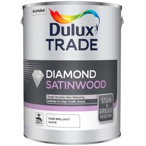 Dulux Trade Diamond Satinwood Pure Brilliant White 