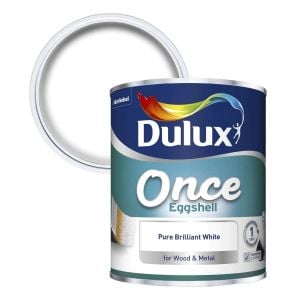 Dulux Once Eggshell Brilliant White 2.5L
