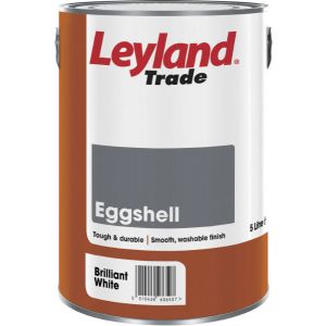 Leyland Eggshell Brilliant White 5L