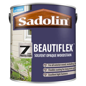 Sadolin Beautiflex Solvent Opaque Woodstain Tinted Colours 