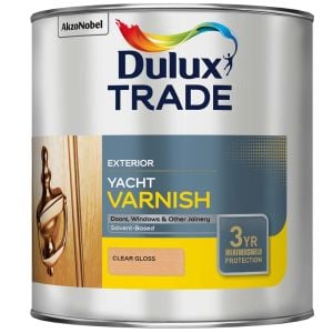 Dulux Trade Yacht Varnish Clear Gloss
