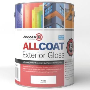 Zinsser Allcoat Exterior Water Based Gloss White
