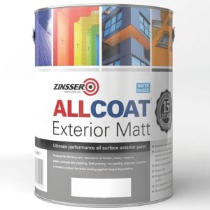 Zinsser Allcoat Exterior Matt Water Based Tinted Colours