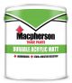 Macpherson Trade Durable Acrylic Matt Brilliant White 2.5L