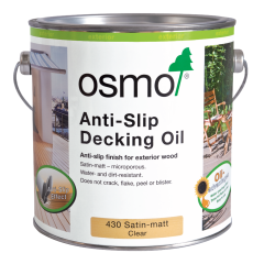Osmo Anti Slip Decking Oil Clear 2.5L