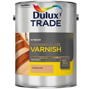 Dulux Trade Diamond Glaze Varnish Clear Gloss