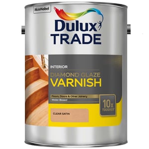 Dulux Trade Diamond Glaze Varnish Clear Satin