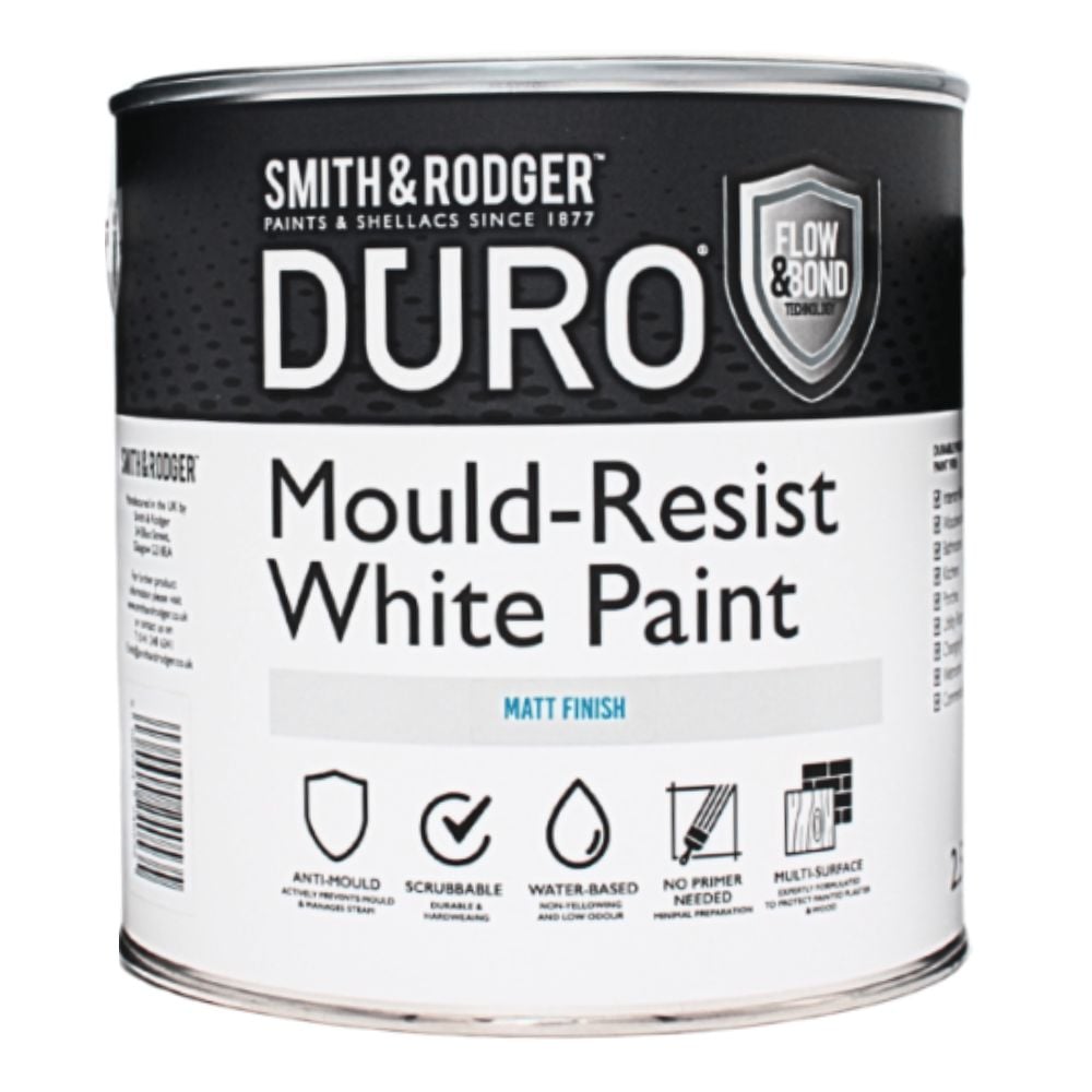 Smith and Rodger DURO Mould-Resist White Matt