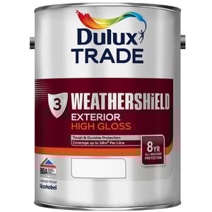 Dulux Trade Weathershield Exterior High Gloss Tinted Colour Match