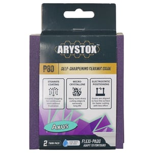 Axus Arystox Ceramic Oxide Abrasive Flexi Pads 2 Pack