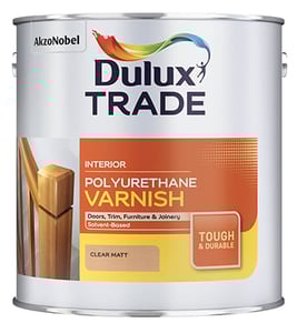 Dulux Trade Polyurethane Varnish Clear Satin