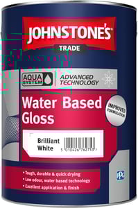 Johnstone's Trade Aqua Water Based Gloss Brilliant White
