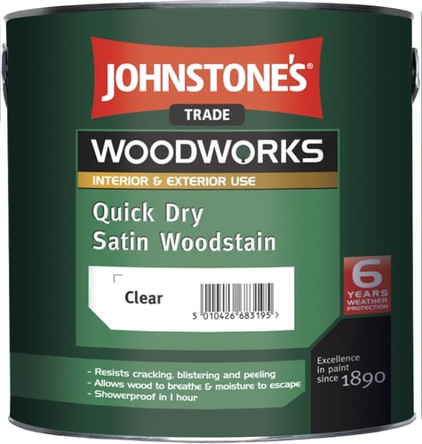 Johnstone's Trade Quick Dry Satin Woodstain Ready Mixed Colours Price Comparisons | Compare The Build