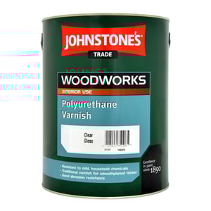 Johnstone's Trade Woodworks Polyurethane Varnish Gloss