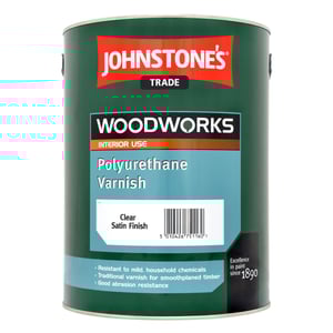 Johnstone's Trade Woodworks Polyurethane Varnish Satin