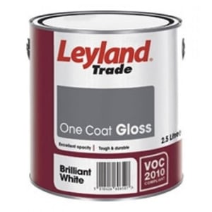 Leyland Trade One Coat Gloss Brilliant White