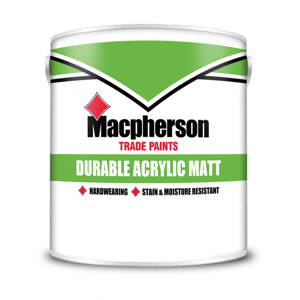 Macpherson Trade Durable Acrylic Matt Brilliant White