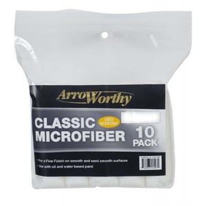 Arroworthy Classic Microfiber Mini Rod Style Roller Sleeve 10 Pack