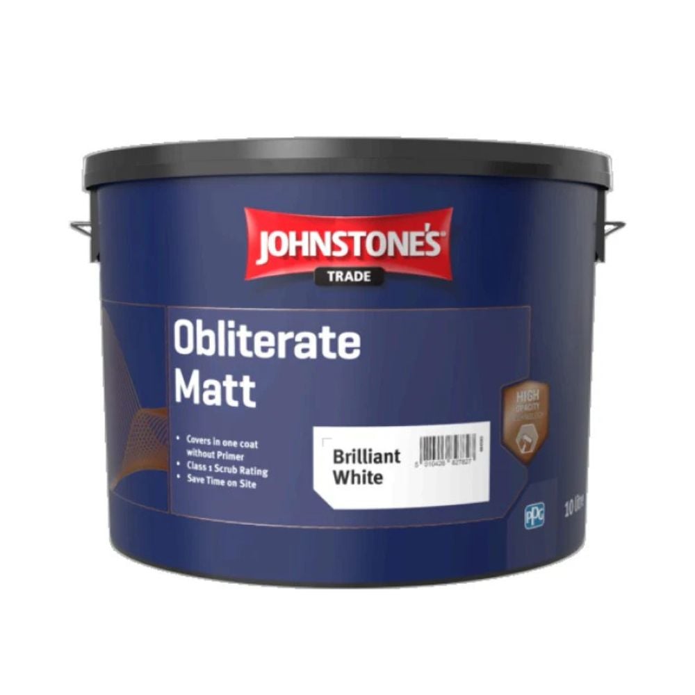 Johnstone's Trade Obliterate Matt Brilliant White 10L