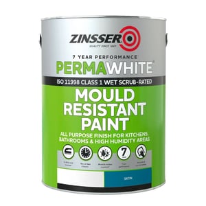 Zinsser Interior Perma White Satin Tinted Colour Match