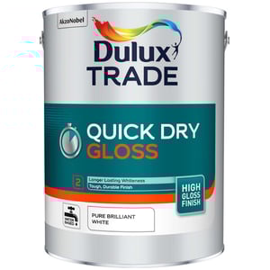 Dulux Trade Quick Dry Gloss Brilliant White