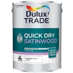 Dulux Trade Quick Dry Satinwood Pure Brilliant White