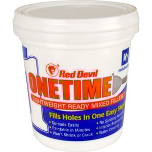 Red Devil One Time Lightweight Filler