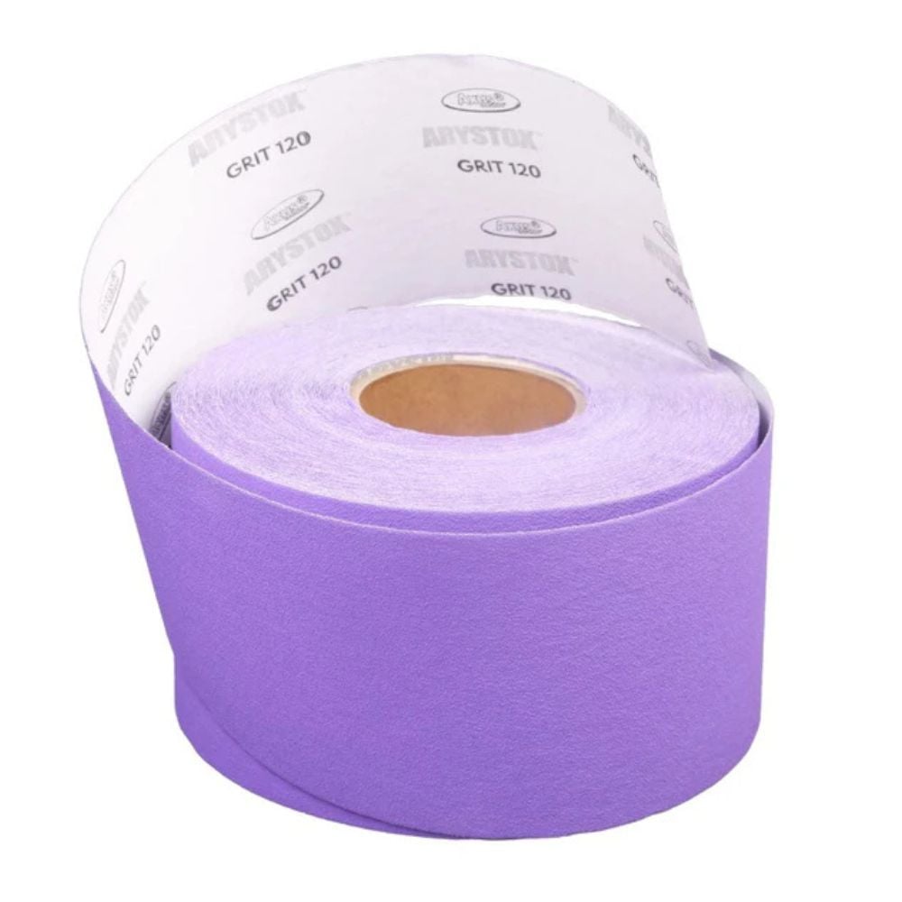 Axus Arystox Ceramic Oxide Abrasive Sanding Paper 5m x 115mm