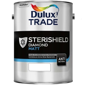 Dulux Trade Sterishield Diamond Matt Tinted Colour Match