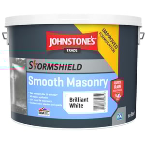 Johnstone's Trade Stormshield Smooth Masonry Pure Brilliant White 10 L