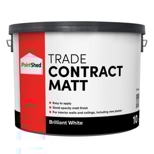 The Paint Shed Trade Contract Matt Brilliant White 10L