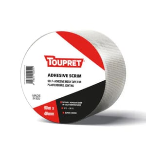 Toupret Adhesive Scrim Tape 90M x 48M