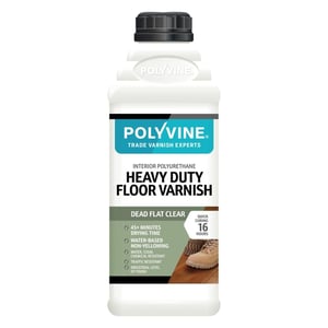 Polyvine Heavy Duty Floor Varnish Dead Flat