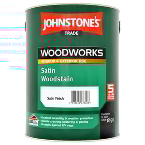Johnstone's Trade Woodworks Satin Woodstain Ready Mixed Colours