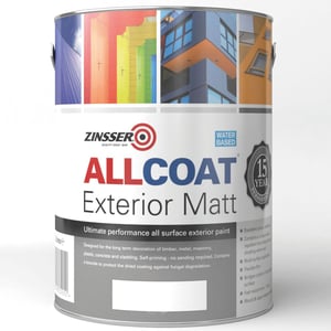 Zinsser Allcoat Exterior Water Based Matt Black